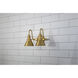 Provence 2 Light 14 inch AGB Bath Light Wall Light in Antique Brass